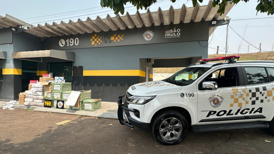 Policiamento Rodoviário apreende mercadoria produto de descaminho em rodovia de Adamantina/SP